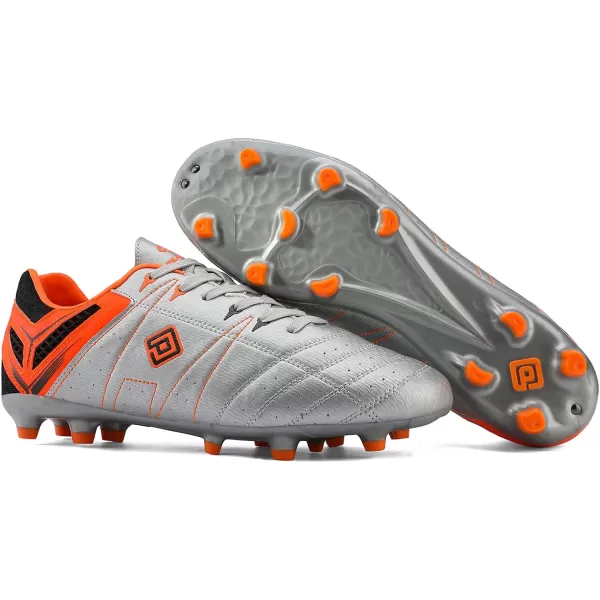 imageDREAM PAIRS mens CleatsSilverOrangeBlack