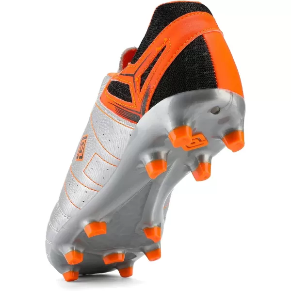 imageDREAM PAIRS mens CleatsSilverOrangeBlack