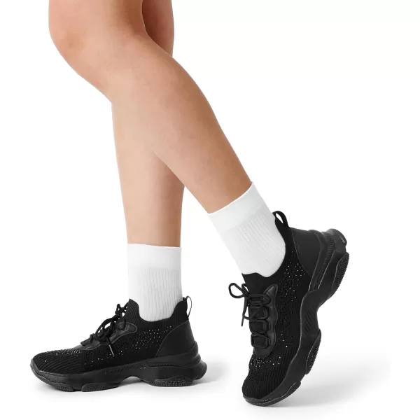 imageDREAM PAIRS womens Fashion SneakersplatformwalkingAll Blackcrystal