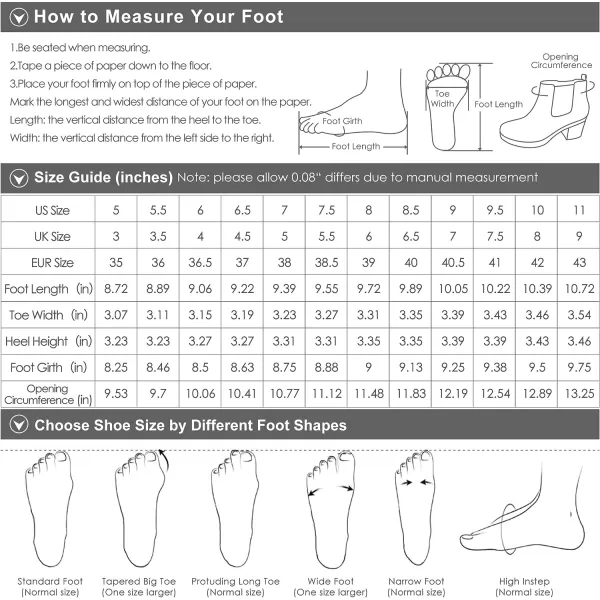 imageTOETOS Womens Chicago Chunky Heel Ankle BootiesGrey1