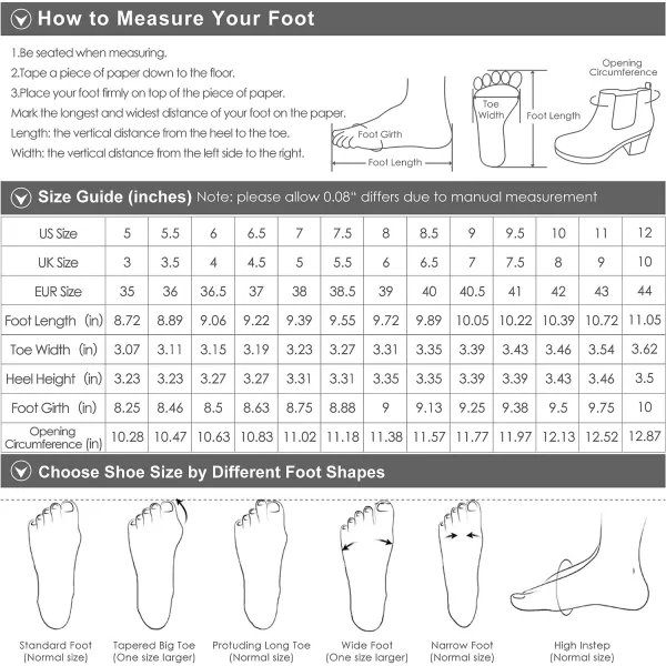 imageTOETOS Womens Chicago Chunky Heel Ankle BootiesTaupe3