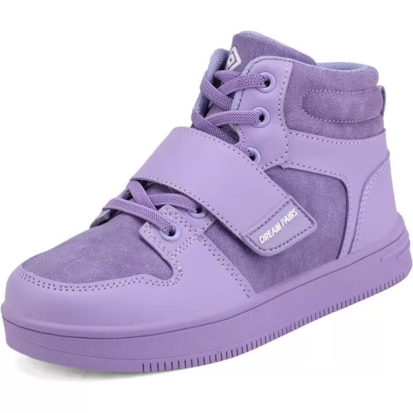 imageDREAM PAIRS Boys Girls High Top Sneaker Basketball ShoesPurple