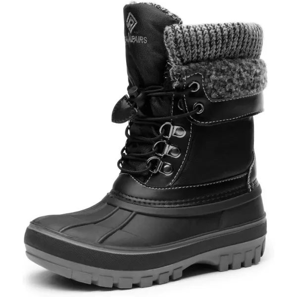 DREAM PAIRS Boys Girls Insulated Waterproof Winter Snow Boots