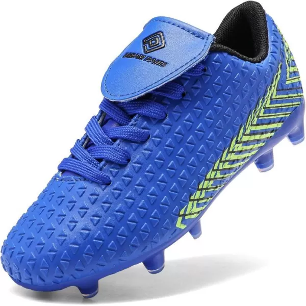 imageDREAM PAIRS Boys Girls Outdoor Soccer Cleats Football ShoesRoyalBlueBlack
