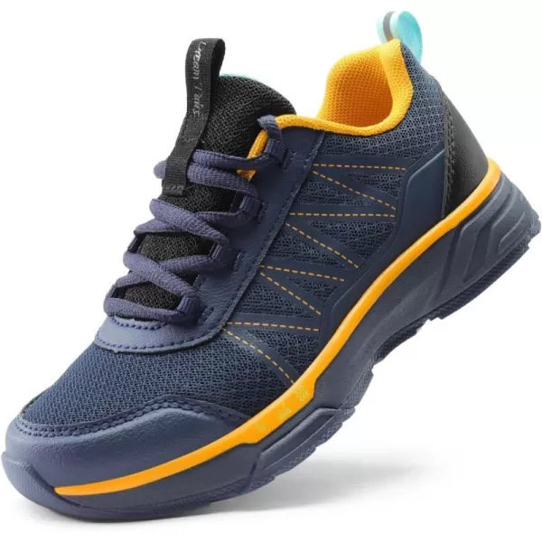 imageDREAM PAIRS Boys Girls Shoes Kids Tennis Athletic Running AntiSlip Walking Lightweight Sneakers for LittleBig KidNavy