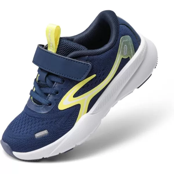 imageDREAM PAIRS Boys Girls Shoes Kids Tennis Running Sports Athletic SneakersNavyYellow