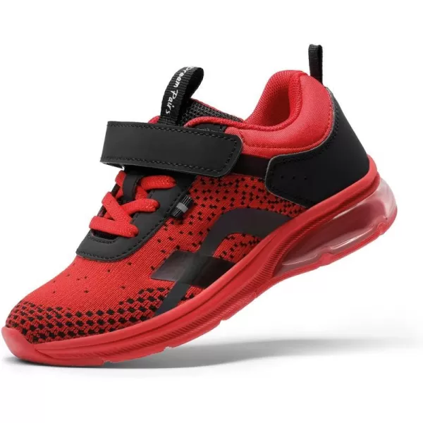 imageDREAM PAIRS Boys Girls Shoes Little Big Kids Tennis Running Athletic School SneakersRedBlack