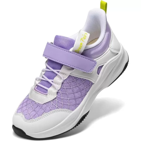 imageDREAM PAIRS Boys Girls Shoes Little Big Kids Tennis Running Athletic Sports SneakersPurpleWhite