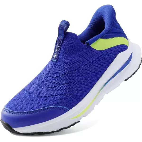 imageDREAM PAIRS Boys Girls Slip on Shoes Kids Tennis Running Breathable Athletic Walking Sneakers for Little KidBig KidRoyal Blue