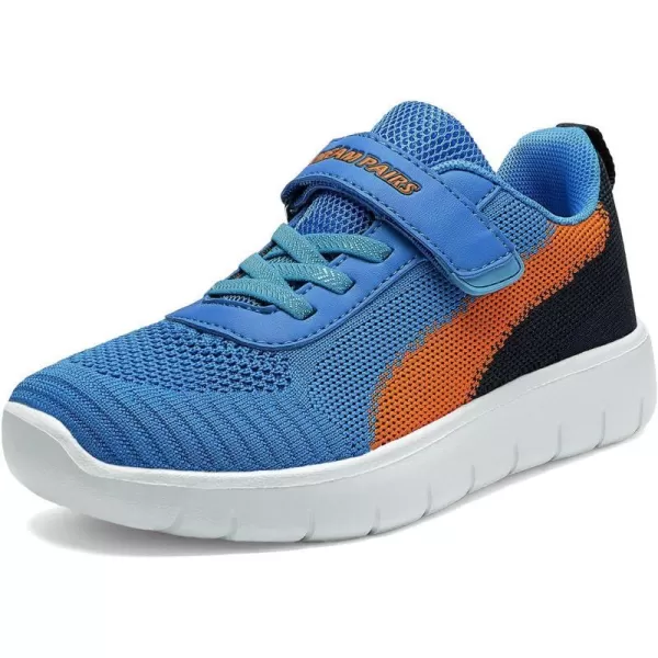 imageDREAM PAIRS Boys Girls Sneaker Athletic Tennis Running ShoesBlueNavyOrange