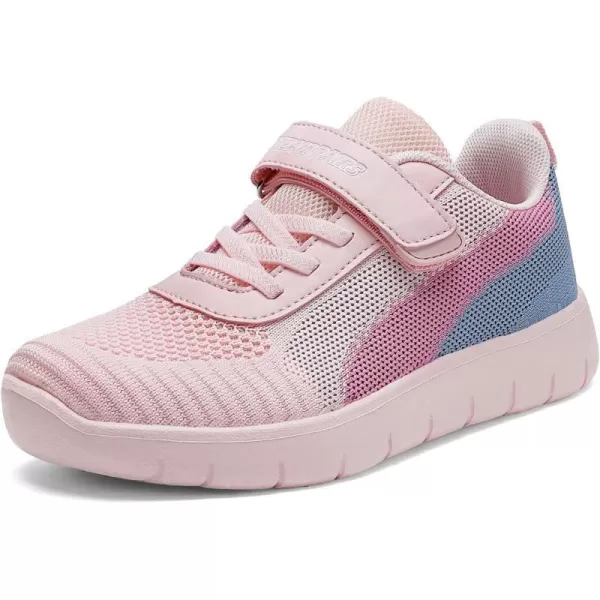 imageDREAM PAIRS Boys Girls Sneaker Athletic Tennis Running ShoesPinkGreyBlue