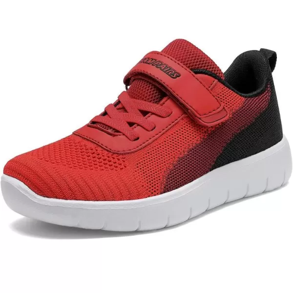 imageDREAM PAIRS Boys Girls Sneaker Athletic Tennis Running ShoesRedBlack