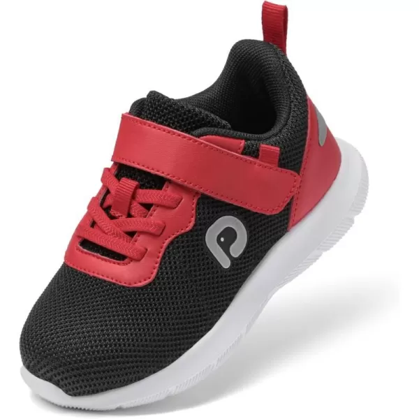 imageDREAM PAIRS Boys Girls Toddler Shoes Kids Athletic Tennis Running Sports SneakersBlackRed