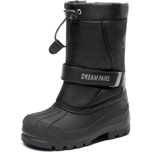 imageDREAM PAIRS Boys amp Girls Mid Calf Waterproof Winter Snow BootsKamickblack