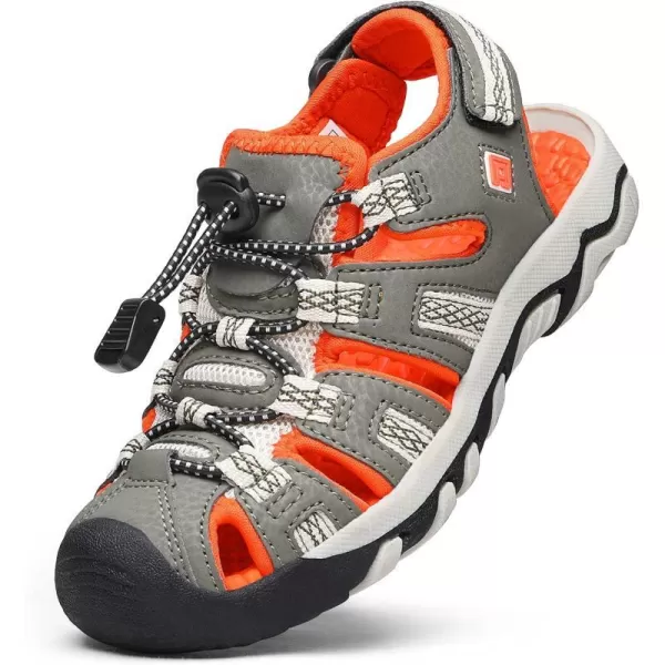 imageDREAM PAIRS Boys amp Girls ToddlerLittle KidBig Kid 160912K Outdoor Summer SandalsOliveGreenBeigeOrange