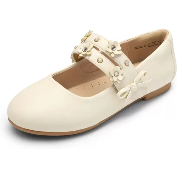 imageDREAM PAIRS Flower Girl Ballet Flats Pearls Bow Ballerina Mary Jane Dress ShoesDREAM PAIRS Flower Girl Ballet Flats Pearls Bow Ballerina Mary Jane Dress Shoes