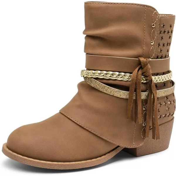 imageDREAM PAIRS Girls Ankle Boots Side Zipper Low Heels Boots Little KidBig KidDREAM PAIRS Girls Ankle Boots Side Zipper Low Heels Boots Little KidBig Kid