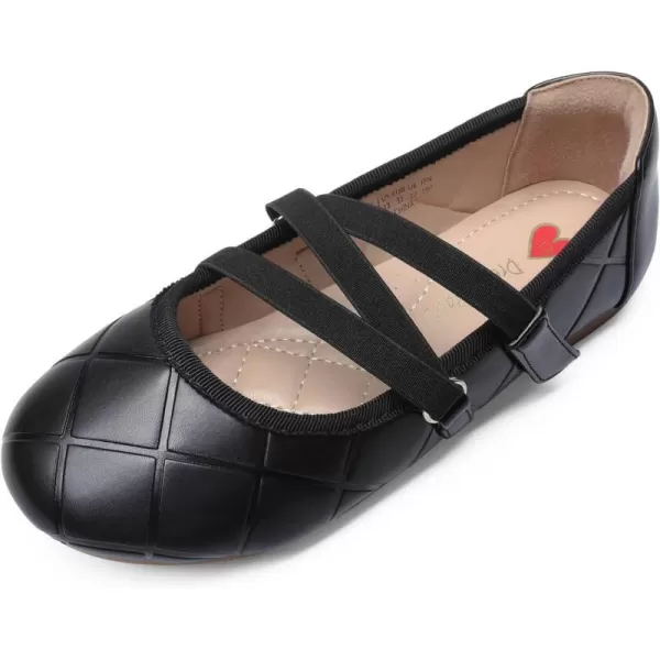 imageDREAM PAIRS Girls Ballerina Dress Shoes Flower Girl Mary Jane Ballet FlatsBlack