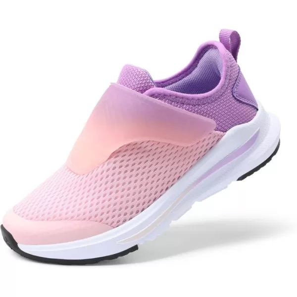 imageDREAM PAIRS Girls Boys Sneakers Kids Tennis Athletic Running Shoes for Little KidBig KidPurplePink