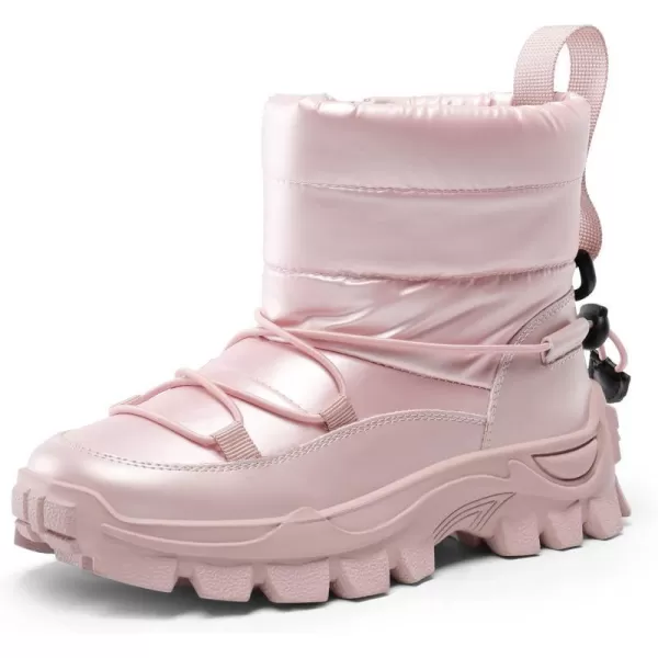 imageDREAM PAIRS Girls Boys Snow Boots Slip Resistant Outdoor Warm Ankle Winter Shoes ToddlerLittle KidPink