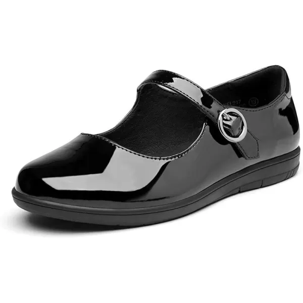imageDREAM PAIRS Girls Mary Jane Flats School Uniform Dress ShoesBlackPatentPu