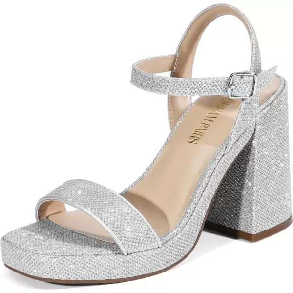 Silver-glitter