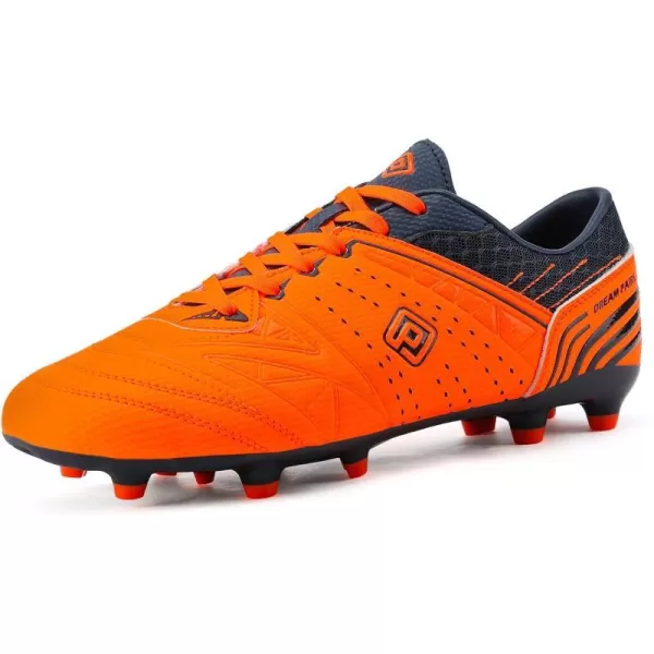 imageDREAM PAIRS Mens Cleats Football Soccer ShoesOrangeNavy