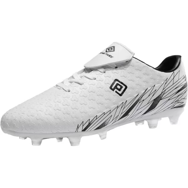 imageDREAM PAIRS Mens Firm Ground Soccer Cleats ShoesWhiteBlack