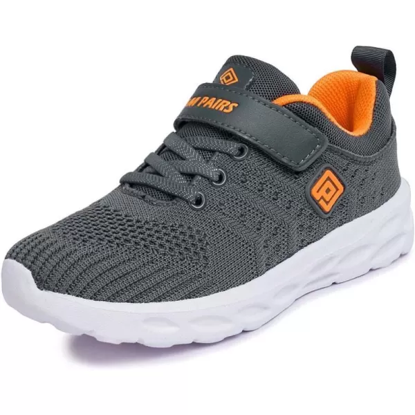 imageDREAM PAIRS Running Shoes Sneakers Tennis Boys Girls Athletic Sports School SneakersGreyOrange 12 Little Kid KD18001KDREAM PAIRS Running Shoes Sneakers Tennis Boys Girls Athletic Sports School SneakersGreyOrange 12 Little Kid KD18001K