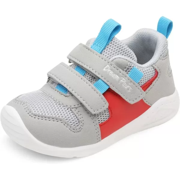 imageDREAM PAIRS Toddler Boys Girls Sneakers Lightweight Tennis Walking ShoesGrey