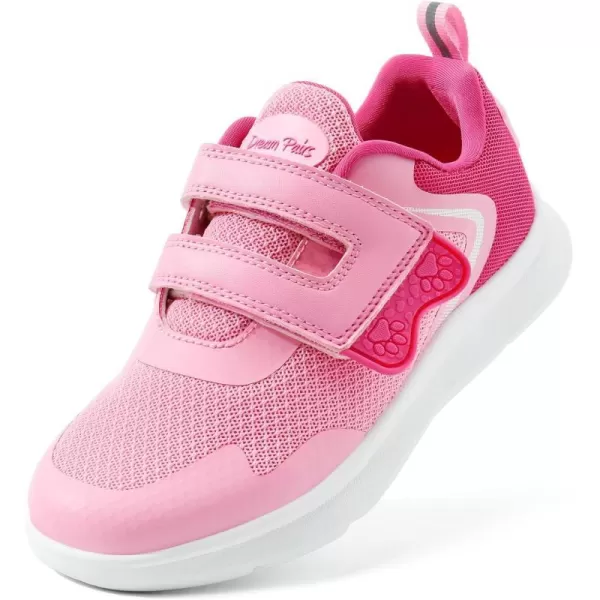 imageDREAM PAIRS Toddler Shoes Boys Girls Kids Tennis Athletic Running Walking Cute SneakersPinkHot Pink