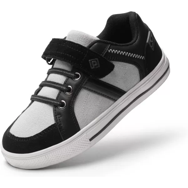 imageDREAM PAIRS ToddlerLittle KidBig Kid School Loafers Sneakers ShoesBlackGrey