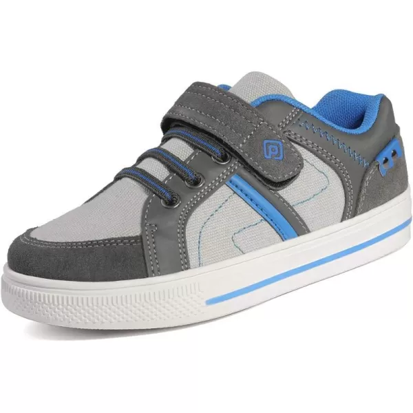 imageDREAM PAIRS ToddlerLittle KidBig Kid School Loafers Sneakers ShoesGreyBlue