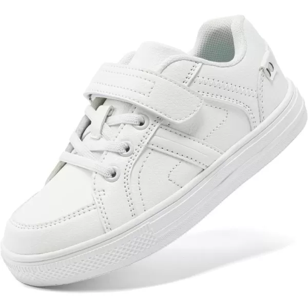 imageDREAM PAIRS ToddlerLittle KidBig Kid School Loafers Sneakers ShoesWhite