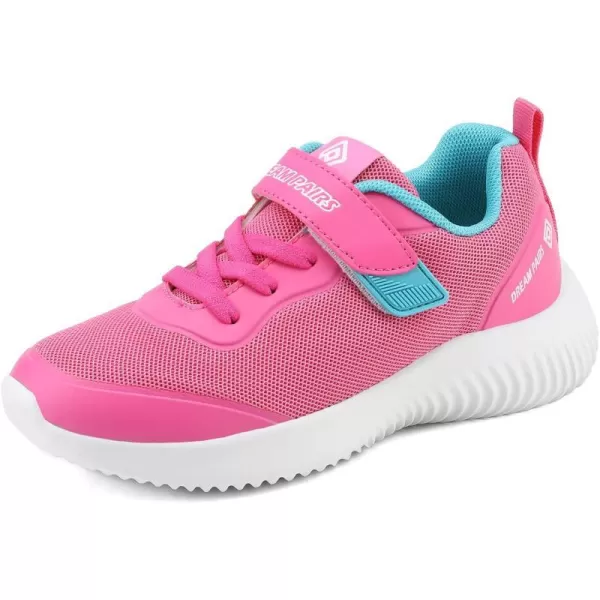 imageDREAM PAIRS UnisexChild Running ShoesSneakerFuchsia