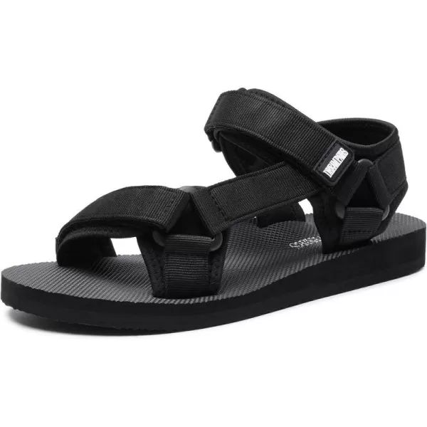imageDREAM PAIRS Walking Sandals Women QuickDrying Light Weight Sport Hiking Sandals With Soft EVA Midsole For Beach Athletic Outdoor Summer Water ShoesAll Black