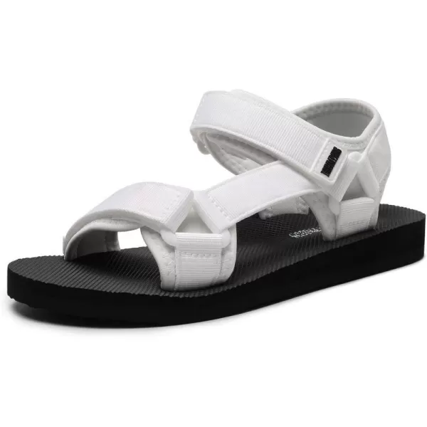 imageDREAM PAIRS Walking Sandals Women QuickDrying Light Weight Sport Hiking Sandals With Soft EVA Midsole For Beach Athletic Outdoor Summer Water ShoesWhite