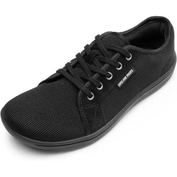 imageDREAM PAIRS Womens Barefoot Walking Wide Toe Box Zero Drop Non Slip Breathable Comfortable Lightweight Walking ShoesAll Black
