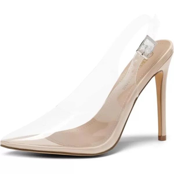 imageDREAM PAIRS Womens Clear High Stiletto Slingblack Heels Pointed Toe Dress Shoes Comfortable Wedding Party Office Pumps ShoesDREAM PAIRS Womens Clear High Stiletto Slingblack Heels Pointed Toe Dress Shoes Comfortable Wedding Party Office Pumps Shoes