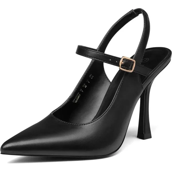imageDREAM PAIRS Womens High Heels Closed Toe Stiletto Sexy Pointed Toe Dress Wedding Party Pumps ShoesBlackPu