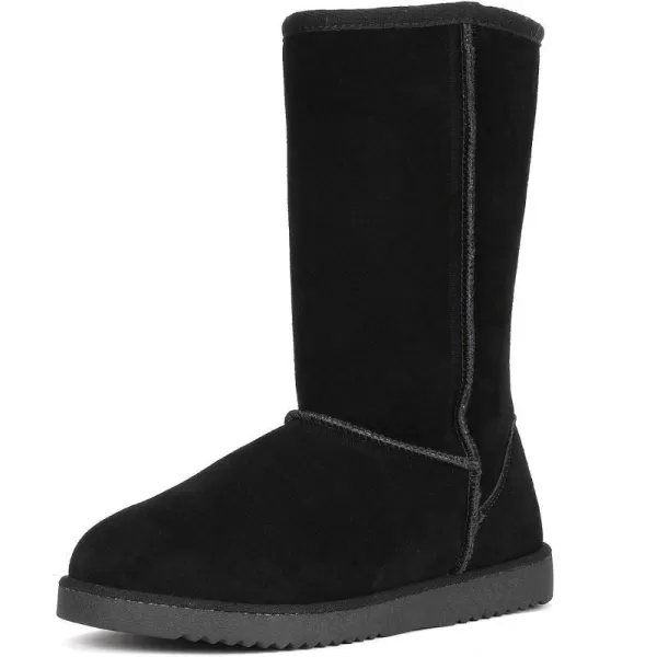 imageDREAM PAIRS Womens Hightop Winter Snow Boots Slip on Warm Comfortable Outdoor Booties Shoes for WomenBlack