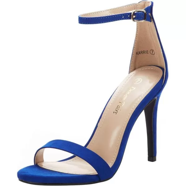 imageDREAM PAIRS Womens Karrie High Stiletto Pump Heeled SandalsRoyalBlue