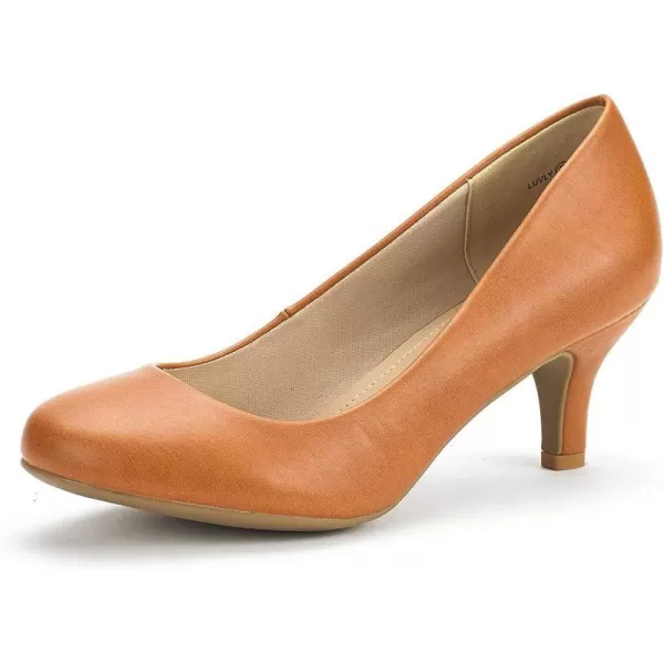 imageDREAM PAIRS Womens Luvly Bridal Wedding Party Low Heel Pump ShoesLuvlytanpu