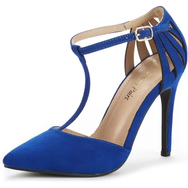 imageDREAM PAIRS Womens OppointedMary Pump ShoeRoyal Blue