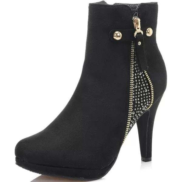 imageDREAM PAIRS Womens Platform High Heel Ankle BootiesBlack