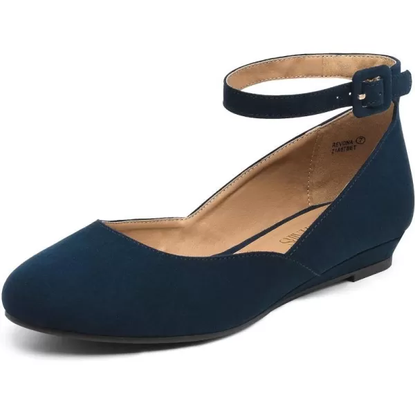 Navy Suede