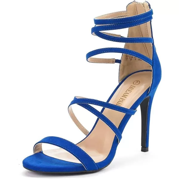 imageDREAM PAIRS Womens Show High Heel Dress Pump SandalsRoyal Blue