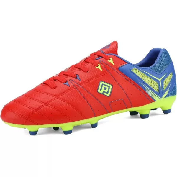 imageDREAM PAIRS mens CleatsRedRoyalLemonGreen