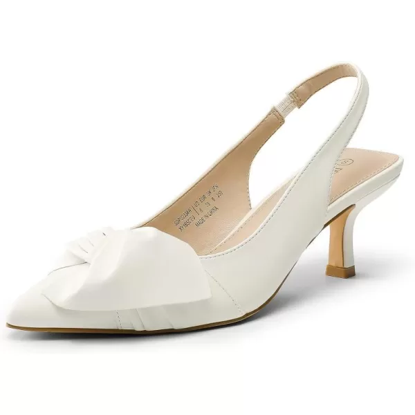 imageDREAM PAIRS womens PumpsslingbackWhitepu1
