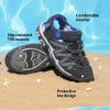 imageDREAM PAIRS Boys Girls ClosedToe Outdoor Summer Sport Sandals for LittleBig KidBlackGreyBlue